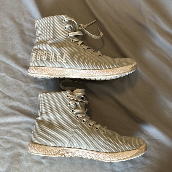 Arctic grey high top trainer - Picture 3 of 5